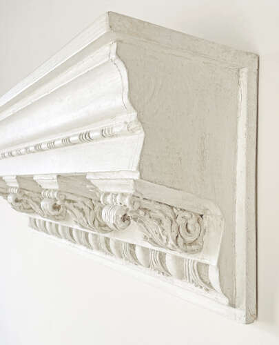 19th Century English Section of Carved Wooden Coving - circa 1890