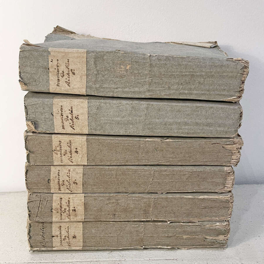 Set of 6 French 18th century Books - circa 1793
