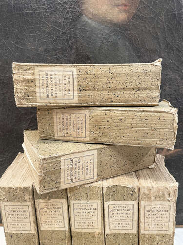 Set 9 French 19th c 'Dictionaries d'Histoire Naturelle' - c.1803