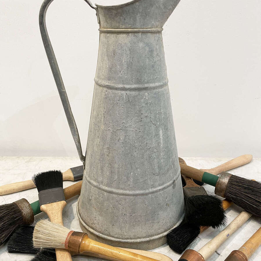 Large French Zinc Jug - circa 1900