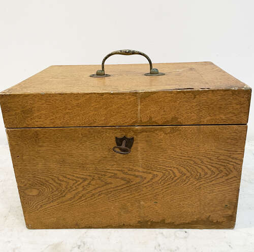 19th c French Box of Marbles - circa 1880