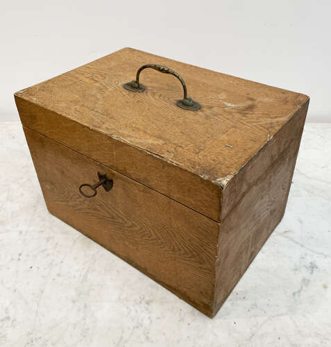19th c French Box of Marbles - circa 1880