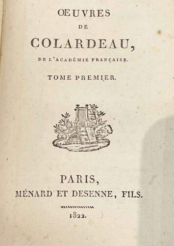 Set 3 French 19th c small pink Books