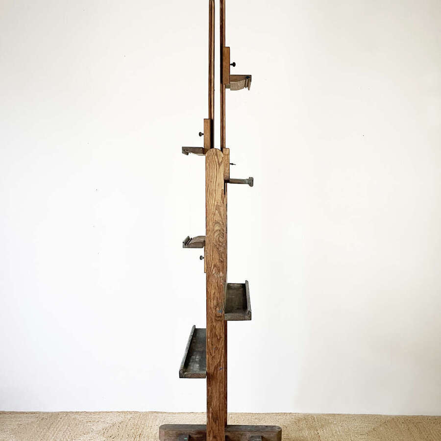 19th Century French Double-Sided Oak Artist's Easel