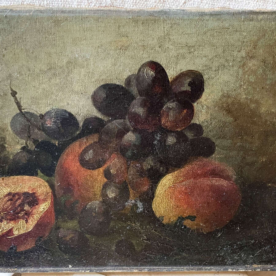 Small 19th c French Still Life Painting c 1820