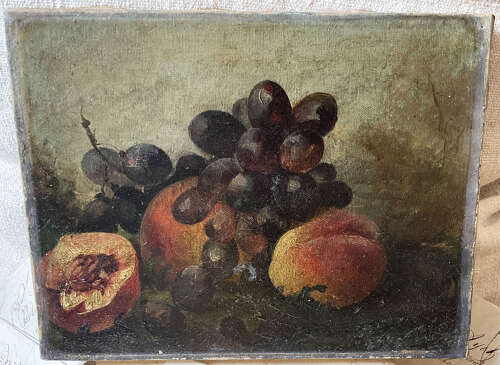 Small 19th c French Still Life Painting c 1820