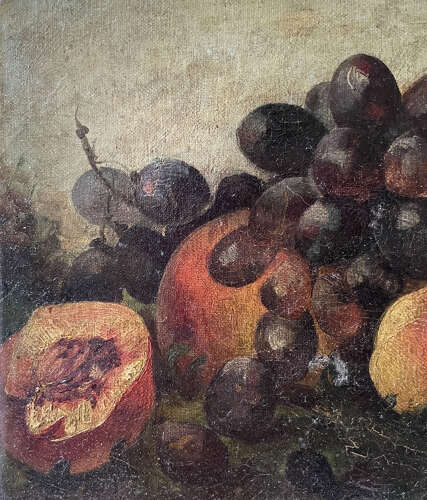 Small 19th c French Still Life Painting c 1820