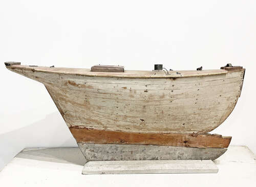 Early 20th Century Hull of an English Pond Sail Boat