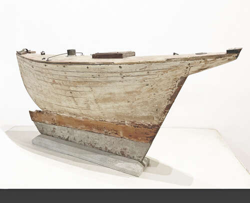Early 20th Century Hull of an English Pond Sail Boat
