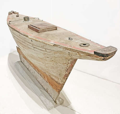 Early 20th Century Hull of an English Pond Sail Boat