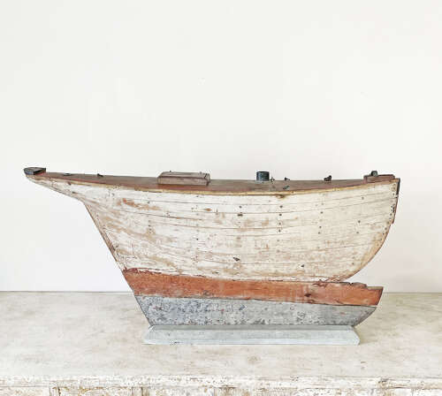 Early 20th Century Hull of an English Pond Sail Boat