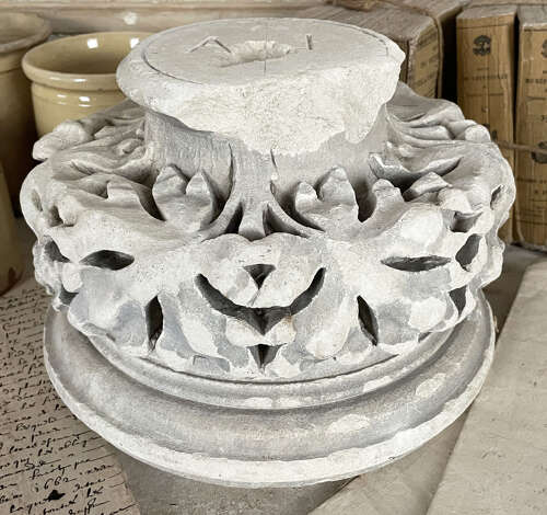 Italian 18th c Carved Stone Capital