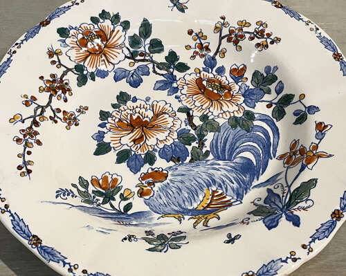 French 20th c decorative Soup Plate
