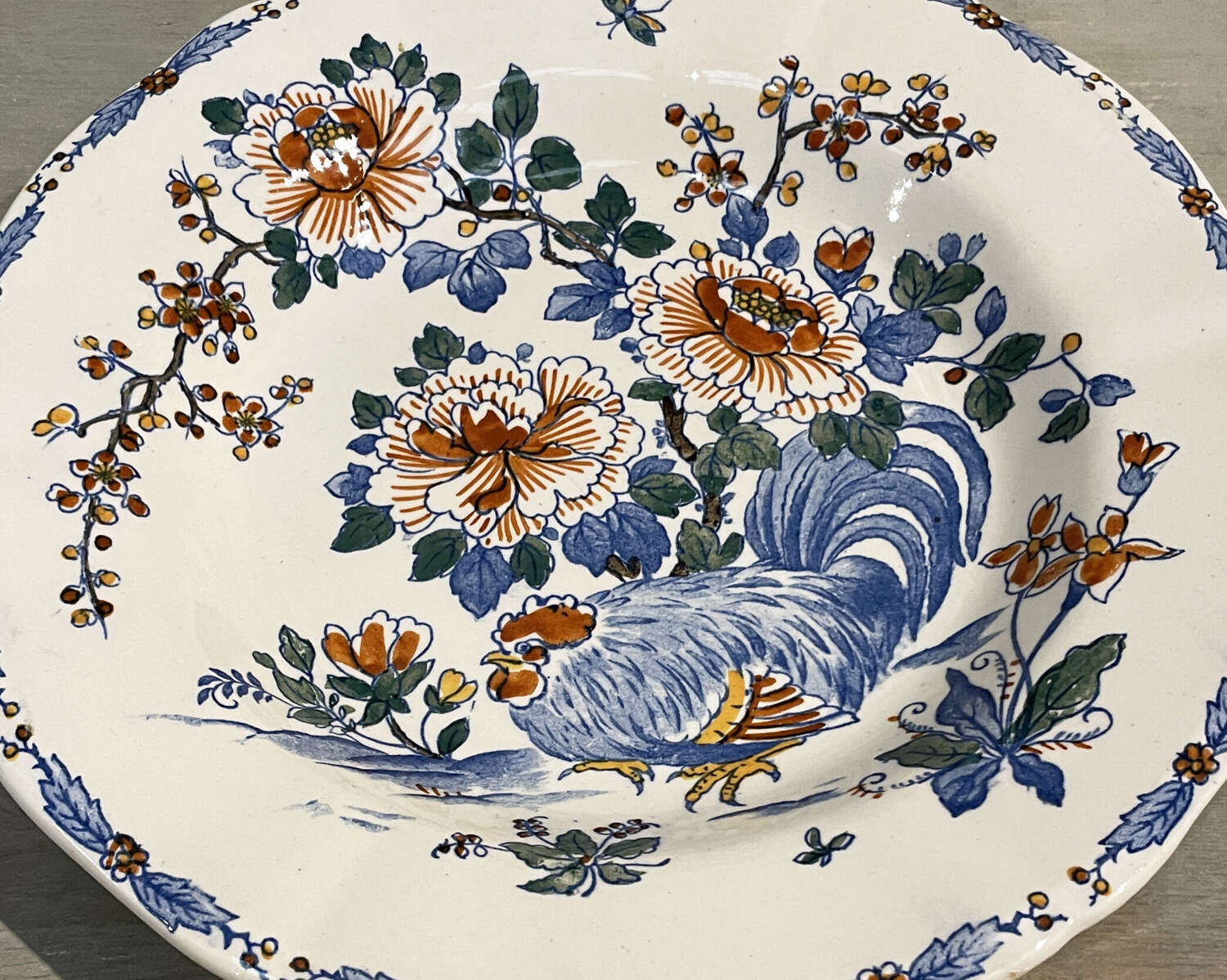 French 20th c decorative Soup Plate