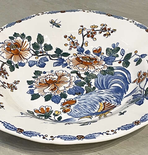 French 20th c decorative Soup Plate