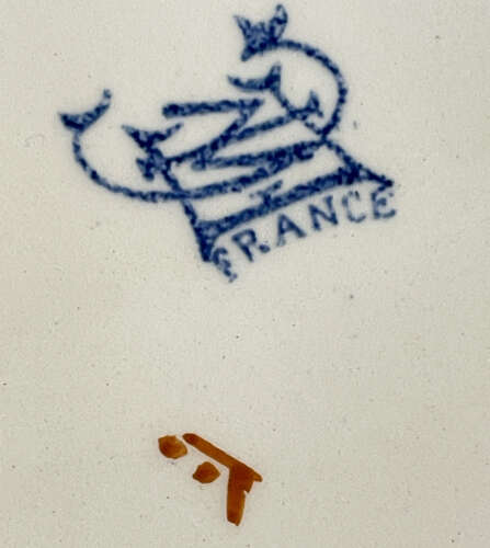 French 20th c decorative Soup Plate
