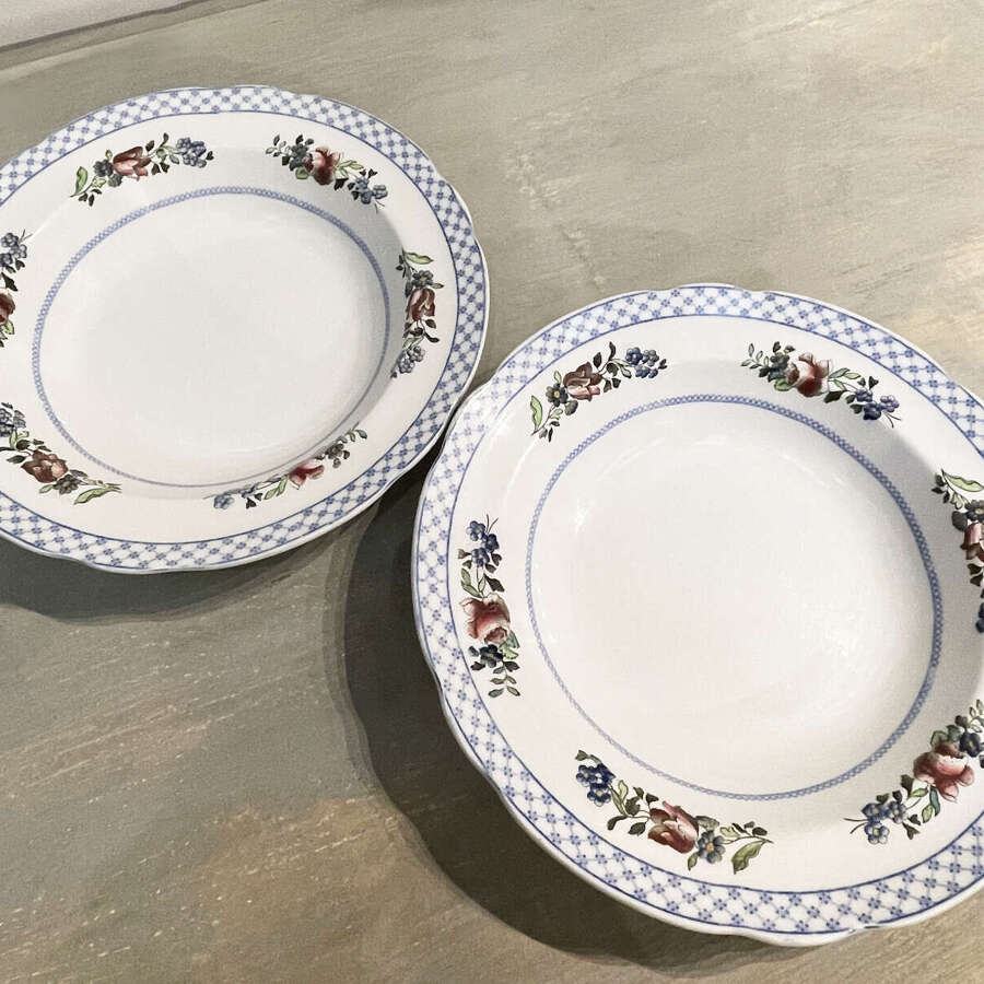 Pr. English 19th c Soup Plates