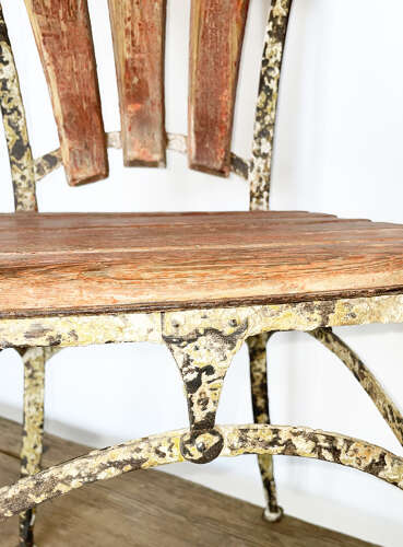 Pair of Late 19th Century French Iron Cafe Chairs